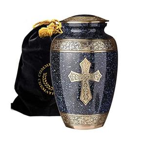 Vnox — répulsif gravés croix bleu/noir, métal et laiton solide, Style américain/européen - Product Image 2