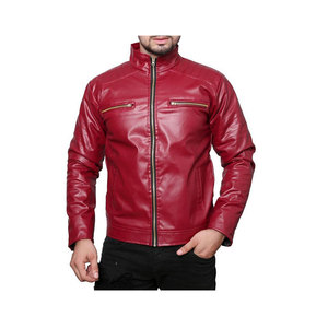 แจ็กเก็ตหนังของผู้ชาย,เสื้อโค้ทหนังลำลองฤดูหนาว - Product Image 3