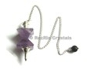 Achat Double Pyramides D'améthyste Pendules | Double Pyramides D'améthyste Pendules À Vendre - Product Image 1