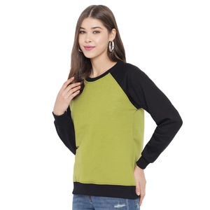 2025 Women Autumn Winter Custom Applique <b>Embroidery</b> Logo Hoodie Lady Crop Top Gym Blank Women Pullover Crew Neck <b>Sweatshirt</b> - Product Image 2