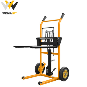 מלגזה הידראולית ידנית קלה WEMALiFT HS200 בעלת משקל נשיאה של 200 ק\\\"ג, בעלות נמוכה, עם אישור <span class=keywords><strong>CE</strong></span>, גובה מזלג 85 מ\\\"מ, לשימוש פנימי/חיצוני - Product Image 6