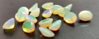 Opale éthiopienne naturelle ovale 3x4mm à 6x8mm, de qualité supérieure, ovale à facettes