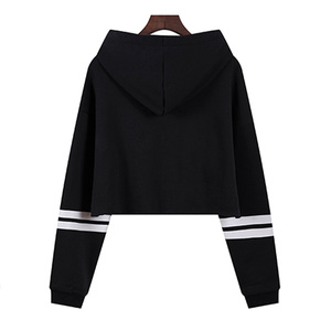 Sweat à capuche pour femme, sweat-shirt design personnalisé de haute qualité, haut court - Product Image 4