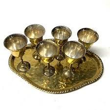 Royal Brass <b>Wine</b> <b>Goblet</b> Handmade Engraved Chalice Vintage Metal Antique Style Drinking Glass Decorative Barware Wedding Decor - Product Image 3