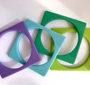 Brazalete de resina de color caramelo de nueva moda 2025 - Product Image 2