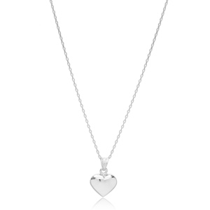 Collier de conception de charme de coeur simple simple fabriqué à la main en gros turc bijoux en argent sterling 925 - Product Image 5