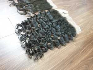 Vietnam Factory's Top Selling 28-Inch Frontal <b>Wigs</b> Best Quality Remy Hair Extensions Luxury Curl Style Good Price 100g Minh Hair - Product Image 5