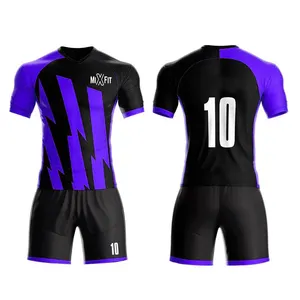 Set Jersey Sepak Bola Klub, Baju Sepak Bola Sublimasi, Baju Latihan dan Celana Pendek