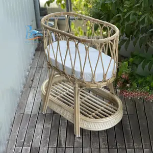 Hot selling rattan doll crib, Baby Toys changing table