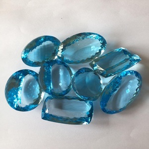 Piedra preciosa suelta de Topacio Azul Natural Certificada por IGI - Product Image 1