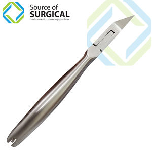 Coupe-ongles de pédicure en acier professionnel coupe incrustée droite pour orteils et doigts coupe-cuticule pour Nail Art - Product Image 6