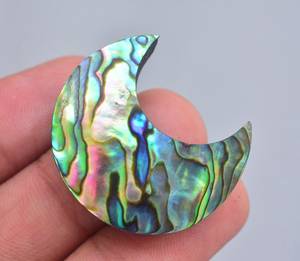 Wholesale Natural Sea <b>Shell</b> Charm Mother of Pearl Crescent Moon Horn Pendant For Fashion Jewelry Making - Product Image 5