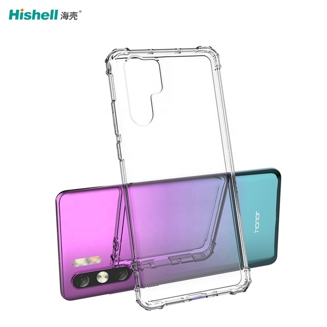 Four Corner Drop Resistant Clear Soft TPU Protective Shockproof Anti UV Mobile Cell Phone Case Cover for Huawei P30 Pro