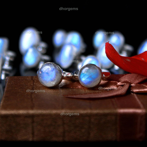 925 <b>Sterling</b> <b>Silver</b> <b>Ring</b> rainbow Moonstone Lot Moonstone Custom Box Moonstone Pixie <b>Nose</b> <b>Rings</b> Loose Gemstone Cabochon <b>Rings</b> Lot - Product Image 2