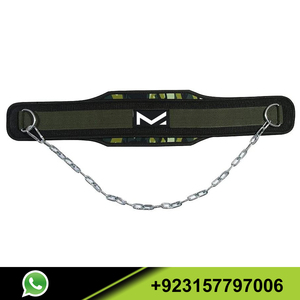 Cinturones de inmersión Premium de Fitness con cadena de Metal pesado de 30 ", cinturón de tracción, cinturón de peso para salsas y mentón, productos de gimnasio con logotipo personalizado - Product Image 4