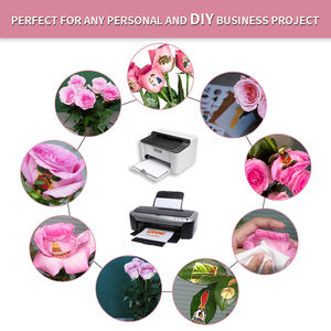 Papier de transfert d'eau <span class=keywords><strong>pour</strong></span> fleurs par paquet, nouveau produit, <span class=keywords><strong>100</strong></span> feuilles, accepte le logo personnalisé - Product Image 4