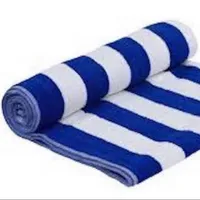 750 GSM White and Blue Pool towels