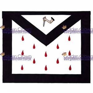 Rito escocés 9th grado seda delantal | Accesorios masónicos delantal proveedor - Product Image 6