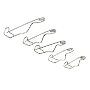 Factory Safety Pins The Curved Safety Pins Metal Safety Brooch Back Pins With S Shape