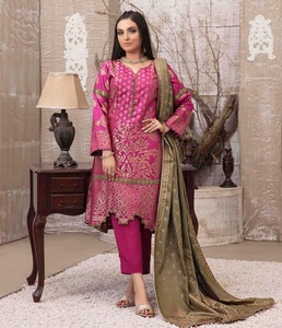 Shalwar Kameez para Mujer _ Shalwar Kameez Pakistaní Único y Personalizado de Algodón y Lino para Mujer - Product Image 3