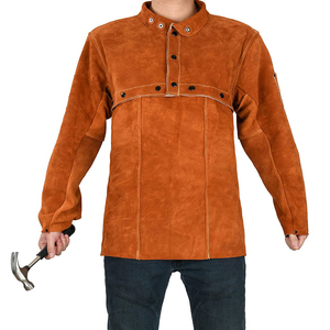 Chaqueta de Soldadura de Doble Capa con Certificación CE, Resistente, Reforzada, Ignífuga, Impermeable, Traje de Trabajo, Protección Desechable - Product Image 2