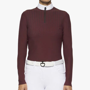 New Design Equestrian Women Shirt Long Sleeves Comforting Fit Custom Clothing Bulk Wholesale Baselayer <b>Top</b> <b>Horse</b> <b>Riding</b> Shirts - Product Image 1