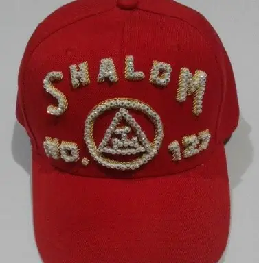 रॉयल आर्क मेसोनिक बेसबॉल टोपी लाल टोपी ट्रिपल ताउ Freemasons प्रतीक टोपी | रॉयल आर्क बेसबॉल टोपी