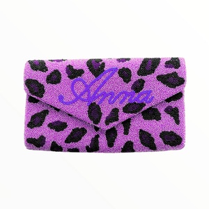 BOLSOS DE NOVIA PERSONALIZADOS CON CUENTAS A MANO EMBRAGUE con cierre de cuerda Decoración de perlas de BEADCRAFT EXPORTS Calidad Premium - Product Image 1