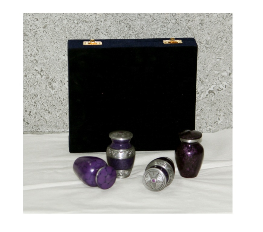 ZHE 200/220 Cubic Inch American Style Metal Cremation Urn - Customizable Color for Human Pet Ashes