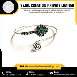 925 plata esterlina Tribal nuevo patrón Pulseras de Moda elegantes brazaletes elegantes - Product Image 5