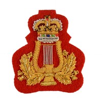 Insignia de Rango de Sargento Mayor del Regimiento de Oficiales Superintendentes, Bordada con Cuentas y Hilo Metálico, Ecológica, Color Personalizado