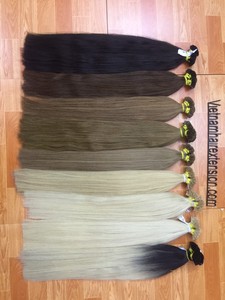 Flat Tip Virgin Remy Human Hair Extension with <b>Strong</b> <b>Glue</b> No Chemicals Soft & Shiny 100g - Product Image 4