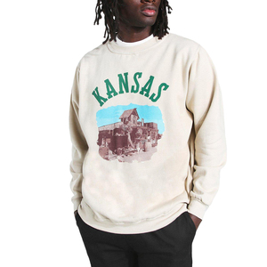 Sweat-shirt d'hiver en polyester/coton tricoté à séchage rapide et écologique pour hommes, surdimensionné et solide - Product Image 4