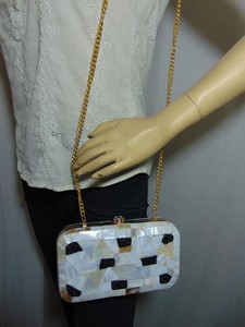 Metal purse wallet sling <b>bag</b> bridal <b>bags</b> Handmade shell clutch <b>bag</b> - Product Image 6