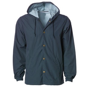 Veste à capuche haute performance OEM High pour hommes, manches longues, coupe-vent, toile imperméable, conception de blocs de couleurs, légère, sortie hiver - Product Image 2