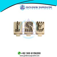 Pince à tatouer vétérinaire GOLDEN avec tête rotative, modèle standard GSIB-100122, fabriquée au Pakistan, toutes tailles disponibles