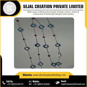 Handmade 925 <b>Sterling</b> <b>Silver</b> <b>Necklace</b> Set From India - Product Image 2