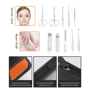 Juego de manicura y pedicura de alta calidad, cortauñas portátil de acero inoxidable, Kit de aseo para el hogar - Product Image 3