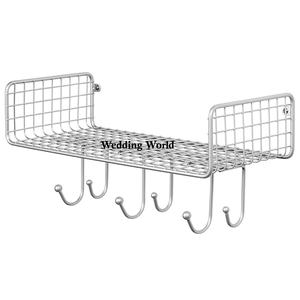 Panier fantaisie en métal de qualité supérieure fait à la main classique et élégant panier décoratif pour la maison couleur blanche panier fantaisie en métal de vente chaude - Product Image 6