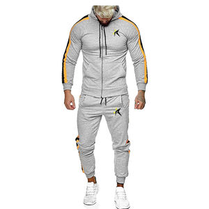 ชุดกีฬาผ้าคอตตอนสำหรับผู้ชาย,ทำจากผ้าคอตตอนร่มชูชีพ - Product Image 1