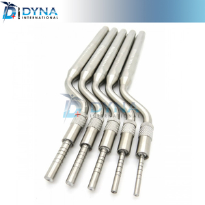 5 Pieces Dental Surgical Osteotomes Bone Spreading Adjustable Screw Concave Tip - Product Image 2