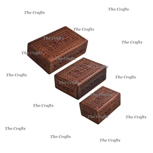 Bulk Wooden <b>Brown</b> Color Jewelry <b>Storage</b> <b>Box</b> Three Different Sizes Beauty And Personal Accessories Cosmetic <b>Box</b> - Product Image 1