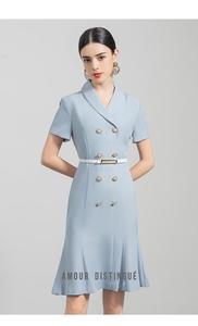 Robe à manches mi-longues pour femme, en tissu durable, nouvelle tendance, tenue moderne fabriquée au Vietnam, - Product Image 4