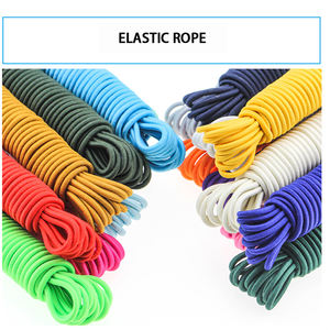 Corde <span class=keywords><strong>élastique</strong></span> ronde en polyester de 4mm de diamètre, solide, robuste, sport, <span class=keywords><strong>élastique</strong></span>, en caoutchouc, corde d'extérieur - Product Image 5