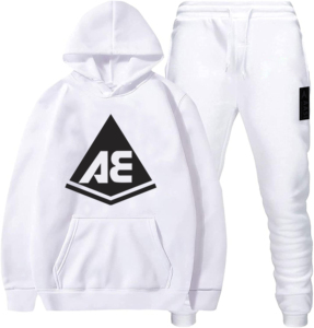 Conjunto Deportivo Informal para Niños, Sudadera y Pantalones Deportivos Lisos - Product Image 1