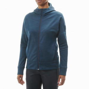 เสื้อฮู้ดขนแกะขั้วโลกสีที่กําหนดเอง เสื้อฮู้ดผ้าฝ้ายสีเทาธรรมดา โลโก้ที่กําหนดเองและบริการ OEM - Product Image 6