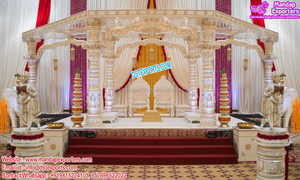 Mandap de mariage en fibre de conception de luxe, modèle Fiji, dernière collection, avec scène intégrée, le meilleur pour Dallas et Brisbane - Product Image 4