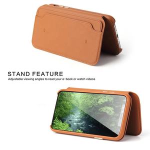 Fundas de Teléfono Tipo Cartera de Cuero PU de Lujo para X/<span class=keywords><strong>XR</strong></span>/XS MAX/11/12/13/14/15/16/17 con Protección de 360° y Tarjetero - Product Image 4