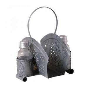 Ensemble de sel et poivre galvanisé avec porte-serviettes Taille et forme personnalisées Boîte de rangement pour ustensiles de cuisine en Inde - Product Image 1