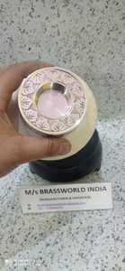 URNE DE CRÉMATION LUMIÈRE BOUGIE BLANCHE EN ALUMINIUM FOURNITURES FUNNERAL BRASSWORLD INDE - Product Image 2